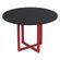 Mesa-de-Reuniao-Redonda-P25-Pandin-110-cm--Largura--Tampo-MDP-Preto-Pe-Aco-Tubular-Vermelho Mesa-de-Reuniao-Redonda-P25-Pandin-110-cm--Largura--Tampo-MDP-Preto-Pe-Aco-Tubular-Vermelho