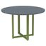 Mesa-de-Reuniao-Redonda-P25-Pandin-110-cm--Largura--Tampo-MDP-Grafito-Pe-Aco-Tubular-Verde-Miro