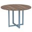 Mesa-de-Reuniao-Redonda-P25-Pandin-110-cm--Largura--Tampo-MDP-Walnut-Pe-Aco-Tubular-Azul-Dali