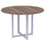 Mesa-de-Reuniao-Redonda-P25-Pandin-110-cm--Largura--Tampo-MDP-Walnut-Pe-Aco-Tubular-Lilas