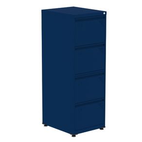 Armario-de-Arquivo-Oficio-4-Gavetas-Pandin-47-cm--Larg--Estrutura-e-Gavetas-Aco-Azul-com-Chave