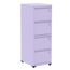 Armario-de-Arquivo-Oficio-4-Gavetas-Pandin-47-cm--Larg--Estrutura-e-Gavetas-Aco-Lilas-com-Chave