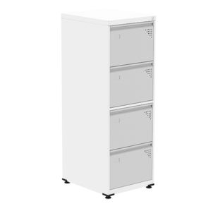 Armario-de-Arquivo-Oficio-4-Gavetas-Pandin-47-cm--Larg--Aco-Branco-c--Frente-Gaveta-Cinza-c--Chave Armario-de-Arquivo-Oficio-4-Gavetas-Pandin-47-cm--Larg--Aco-Branco-c--Frente-Gaveta-Cinza-c--Chave