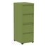 Armario-de-Arquivo-Oficio-4-Gavetas-Pandin-47-cm--Larg--Estrutura-e-Gavetas-Aco-Verde-com-Chave