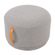 1-Puff-Rendondo-Lounge-Rivatti-35-cm--Altura--Estofado-Tecido-Cinza-Detalhe-PU-Marrom-Repelente-a-Agua