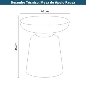7--Mesa-Lateral-de-Apoio-Minimalista-Pausa-Rivatti-40--Largura--em-Polipropileno-Laranja-Desenho-Tecnico
