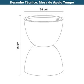 7-Mesa-Lateral-de-Apoio-Minimalista-Tempo-Rivatti-34-cm--Largura--em-Polipropileno-Grafite-Protecao-UV-Desenho-Tecnico