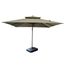 Ombrelone-Lateral-Trancoso-Tulum-Fratini-300-cm-Aluminio-Capa-Poliester-Marrom-Taupe-Base-Lateral-Plus-HDPE