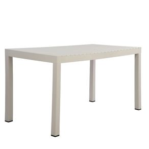 Mesa-de-Jantar-Desmontavel-Creta-Fratini-Grande-140-cm--largura--em-Polipropileno-Nude