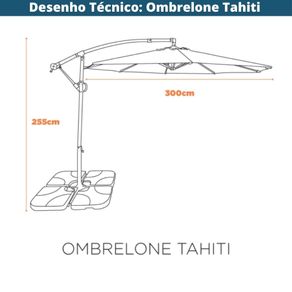 Ombrelone-Lateral-Tahiti-Bahamas-Fratini-300-cm-Aluminio-Capa-Poliester-Marrom-Taupe-Base-Lateral-HDPE--4-