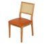 Cadeira-Nia-Or-Design-Estrutura-em-Madeira-Encosto-em-Tela-de-Rattan-Natural-Assento-PU-Caramelo