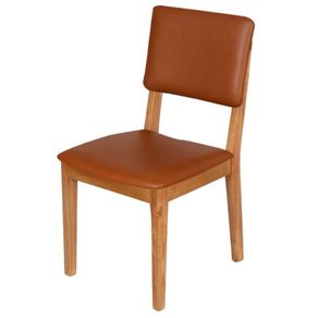 Cadeira-Nili-Or-Design-Assento-e-Encosto-Revestidos-em-PU-Caramelo-Base-Madeira-Clara