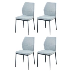 9-Kit-4-Cadeiras-V1004-Rivatti-44-cm--Largura--Estofado-em-Tecido-Cinza-e-Base-em-Aco-Preto