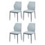 9-Kit-4-Cadeiras-V1004-Rivatti-44-cm--Largura--Estofado-em-Tecido-Cinza-e-Base-em-Aco-Preto