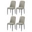 1-Kit-4-Cadeiras-V1006-Rivatti-44-cm--Largura--Estofado-em-Tecido-Nude-e-Base-em-Aco-Preto