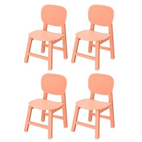 8-Kit-4-Cadeiras-Empilhavel-Infantil-Pipa-Rivatti-385-cm--Larg--Estrutura-Polipropileno--PP--Pessego