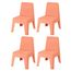 5-Kit-4-Cadeiras-Infantil-Origami-Rivatti-385-cm--Largura--Estrutura-em-Polipropileno--PP--Pessego