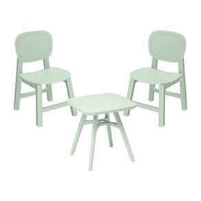 1-Conjunto-Infantil-com-2-Cadeiras-e-1-Mesa-Pipa-Rivatti-Polipropileno--PP--Menta
