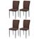 1-Kit-4-Cadeiras-V1005-Rivatti-40-cm--Largura--Estofado-em-Tecido-Marrom-e-Base-em-Aco-Preto