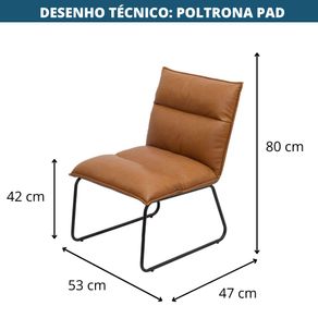 Poltrona-Pad-Or-Design-Poliuretano-Pu-Caramelo-Base-Aco-Preto--3-