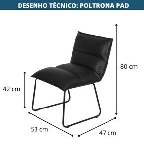 Poltrona-Pad-Or-Design-Poliuretano-Pu-Preto-Base-Aco-Preto--4-