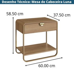 Mesa-de-Cabeceira-Organica-Luna-Artesano-60-cm--largura--em-MDP-Hanover-Uma-Gaveta-Base-Metal-Dourado--5-