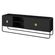 Rack-Organico-Luna-Artesano-180-cm--larg--em-MDP-Nero-Duas-Gavetas-Base-Metal-Preto