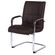 Cadeira-de-Escritorio-Locutor-Austin-Fratini-PU-Marrom-Base-Fixa-Cromada