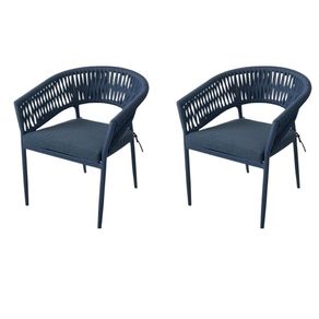 Kit-2-Cadeiras-com-Braco-Ravello-Fratini-Encosto-Corda-Nautica-Assento-AcquaBlock-Base-Aluminio-Azul