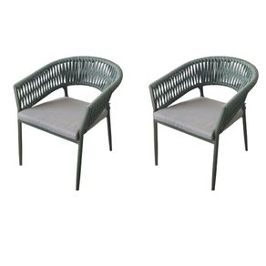 Kit-2-Cadeiras-Braco-Ravello-Fratini-Encosto-Corda-Nautica-Assento-AcquaBlock-Base-Aluminio-Verde