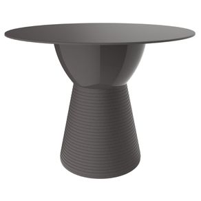 Mesa-Lateral-de-Apoio-Hydro-Im-In-Area-Externa-e-Interna-Polipropileno-Cinza-Mushroom-Tampo-60-cm