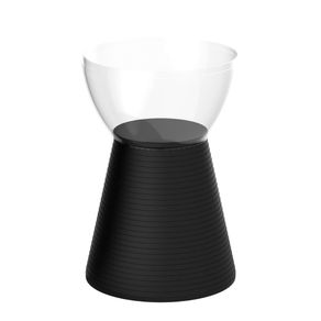 Banqueta-Sili-Im-In-Area-Externa-e-Interna-Policarbonato-Incolor-e-Preto-444-cm--Altura-