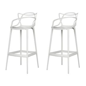 Kit-2-Banquetas-Aviv-Allegra-Solna-Fratini-109-cm--altura--Polipropileno-Cor-Branco Kit-2-Banquetas-Aviv-Allegra-Solna-Fratini-109-cm--altura--Polipropileno-Cor-Branco