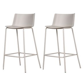 Kit-2-Banquetas-Ipanema-Alta-Fratini-96-cm--altura--em-Polipropileno-Base-em-Aco-Nude