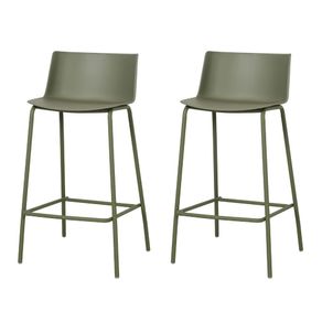 Kit-2-Banquetas-Ipanema-Alta-Fratini-96-cm--altura--em-Polipropileno-Base-em-Aco-Verde-Aloe