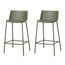 Kit-2-Banquetas-Ipanema-Alta-Fratini-96-cm--altura--em-Polipropileno-Base-em-Aco-Verde-Aloe