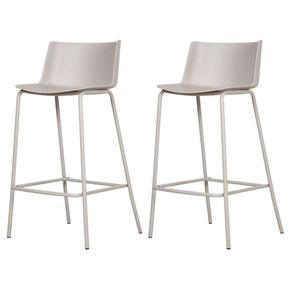 Kit-2-Banquetas-Ipanema-Media-Fratini-8650-cm--altura--em-Polipropileno-Base-em-Aco-Nude