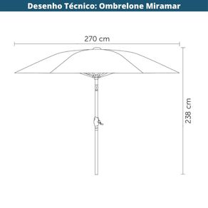 7-Ombrelone-Central-com-Base-HDPE-Miramar-Rivatti-270-cm--Larg--Aluminio-Simulando-Madeira-Capa-Poliester-Fendi-Desenho-Tecnico-ombrelone