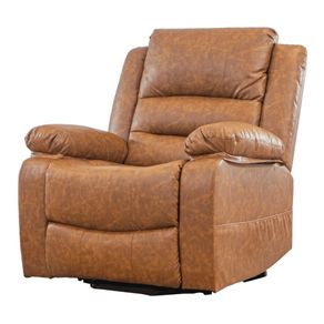 Poltrona-de-Massagem-Reclinavel-Levita-Domi-Design-Power-Lift-PU-Marrom-Mesclado-com-Controle