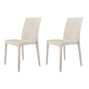 Kit-2-Cadeiras-Ibiza-Fratini-Empilhavel-Inmetro-Protecao-UV-em-Polipropileno-Cor-Fendi Kit-2-Cadeiras-Ibiza-Fratini-Empilhavel-Inmetro-Protecao-UV-em-Polipropileno-Cor-Fendi