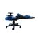 Cadeira-Gamer-Giratoria-One-Shot-Fratini-Poliuretano--PU--Preto-e-Azul-Base-Rodizio-Nylon-Preto--6-