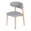 Cadeira-Caribe-Alice-Assento-e-Encosto-Revestido-em-Poliuretano-PU-Cinza-Base-em-Madeira