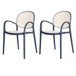 Kit-2-Cadeiras-Empilhavel-Portofino-Fratini-Polipropileno-Cor-Azul-e-Assento-Simulando-Palha-Natural