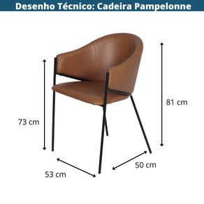 Cadeira-com-Braco-Pampelonne-Assento-e-Encosto-em-PU-Caramelo-Estrutura-Metalica-Preta--7-