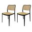 Kit-2-Cadeiras-Empilhavel-Bali-Amis-Fratini-Polipropileno-Cor-Preta-e-Assento-Simulando-Palha-Rattan