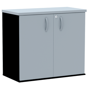 Armario-Baixo-PE25-em-MDP-Liso-Cinza-e-Preto-01 Armario-Baixo-PE25-em-MDP-Liso-Cinza-e-Preto-01