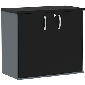 Armario-Baixo-Com-Duas-portas-PE25-em-MDP-Grafito-e-Preto-01