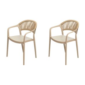 Kit-2-Cadeiras-com-Braco-Area-Externa-Juna-Or-Design-Polipropileno-Fendi-Corda-Ratan-Sintetico-Bege Kit-2-Cadeiras-com-Braco-Area-Externa-Juna-Or-Design-Polipropileno-Fendi-Corda-Ratan-Sintetico-Bege