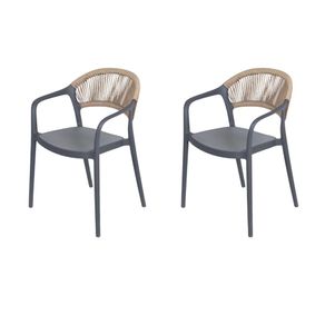 Kit-2-Cadeiras-Eames-Saarinen-Joly-Polipropileno-Assento-Estofado-PU-Branco-Cromado Kit-2-Cadeiras-Eames-Saarinen-Joly-Polipropileno-Assento-Estofado-PU-Branco-Cromado