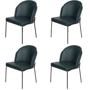 Kit-4-Cadeiras-Denali-Nevada-Or-Design-Revestimento-em-Tecido-Verde-Base-Aco-Pintado-Preto Kit-4-Cadeiras-Denali-Nevada-Or-Design-Revestimento-em-Tecido-Verde-Base-Aco-Pintado-Preto